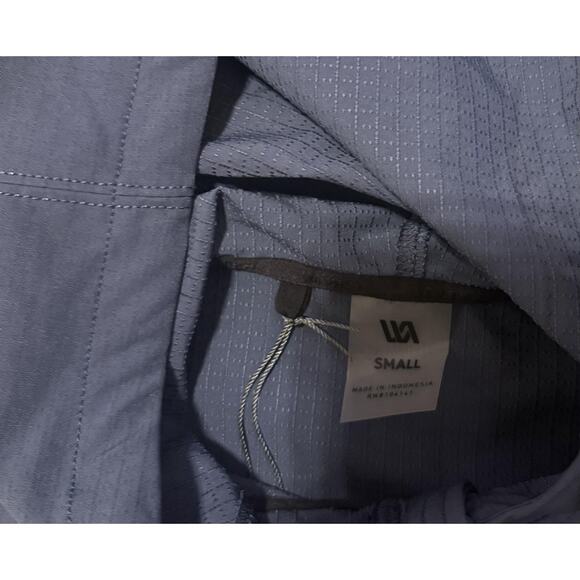 VRST Vest Mens Small Indigo Navy Hooded Full Zip Golf Quick Dry Stretch New - Picture 4 of 9